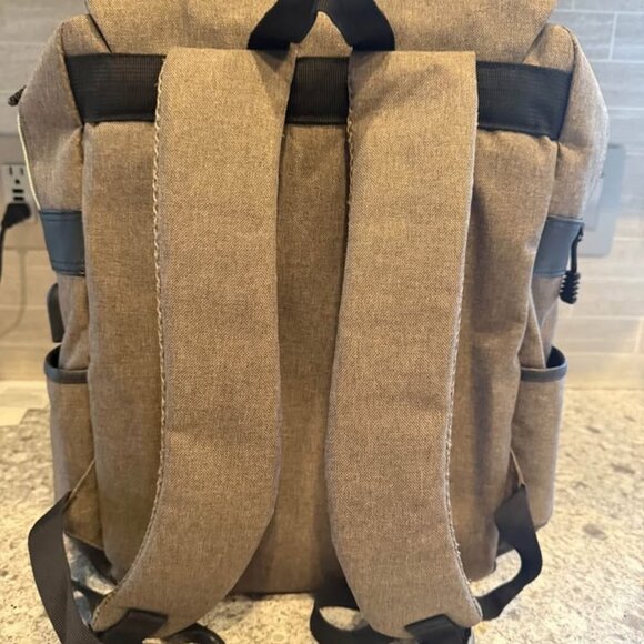 Ronyes Brown Unisex Laptop Backpack for Work/School-Excellent Condition! - Picture 4 of 9